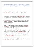 MHACBO QMHP STUDY GUIDE EXAM &vert; QUESTIONS AND VERIFIED &NewLine;ANSWERS &vert; DOWNLOAD AND PASS &vert; LATEST UPDATE 2026&sol;2027