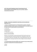 NU 671 FINAL EXAM&colon; ADVANCED CLINICAL PATHOPHYSIOLOGY AND &NewLine;PSYCHOTHERAPY FOR THE PMHNP Purdue University Global &vert; Updated &NewLine;Comprehensive Examination 