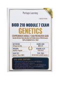 &NewLine;BIOD 210 Module 7 Exam &vert; Q&A &vert; 2026&sol;2027 &vert; Genetics &vert; Portage Learning&NewLine;