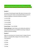 Florida General Contractor License Exam &vert; Complete Practice &NewLine;Questions&comma; Correct Answers & Detailed Rationales &lpar;2026&sol;2027&rpar; 