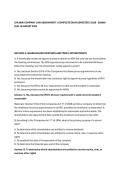 LML4806 COMPANY LAW ASSIGNMENT 1 COMPLETE EXAM SEMESTER 2 2026 - 256940 &NewLine;DUE 18 AUGUST 2026