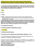 RN Pharmacology Latest 2026 Actual Exam &vert; 242 Q&A with Rationales &vert; NCLEX Pharmacology Review