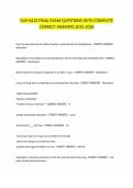 NUR 641E FINAL EXAM QUESTIONS WITH COMPLETE&NewLine;CORRECT ANSWERS 2025-2026