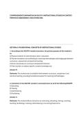 COMPREHENSIVE EXAMINATION ON ISC3701 INSTRUCTIONAL STUDIES IN CONTEXT&colon; &NewLine;PORTFOLIO ASSIGNMENT 4 SOLUTIONS 2026