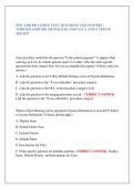 EPIC AMB 400 SAMPLE TEST &vert; QUESTIONS AND ANSWERS &vert; &NewLine;VERIFIED ANSWERS &vert; DOWNLOAD AND PASS &vert; LATEST UPDATE &NewLine;2026&sol;2027 