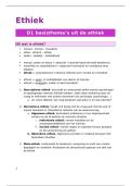 Samenvatting ethiek- Bart Raymaekers - geslaagd&excl;