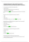 COSMETOLOGY EXAM 2026&sol;2027 &vert; VERIFIED QUESTIONS & &NewLine;ANSWERS 100&percnt; CORRECT &vert; GRADED A&plus;