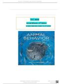 Animal Behavior 12th Edition by Dustin Rubenstein Test Bank All 14 Chapters Covered&comma; Verified Latest Edition