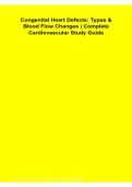 Congenital Heart Defects Types & Blood Flow Changes Complete Cardiovascular Study Guide 2026&sol; 2027