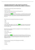 COSMETOLOGY EXAM 2026&sol;2027 &vert; VERIFIED QUESTIONS & &NewLine;ANSWERS 100&percnt; CORRECT &vert; GRADED A&plus;