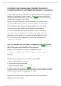 COSMETOLOGY EXAM 2026&sol;2027 &vert; VERIFIED QUESTIONS & &NewLine;ANSWERS 100&percnt; CORRECT &vert; GRADED A&plus;