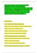 SOLUTION MANUAL FOR INTRODUCTION TO ABNORMAL CHILD AND ADOLESCENT PSYCHOLOGY 4TH EDITION BY ROBERT WEIS ISBN 9781071840827 COMPREHENSIVE CHAPTERS 1 TO 16 WITH DETAILED ANSWERS EXPLANATIONS REVIEW RATIONALES AND COMPLETE STUDY GUIDE 2026 2027 EDITION GRADE