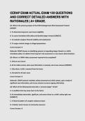 CERAP Exam &ndash; 130-Question Comprehensive Study Guide with Detailed Answers and Rationales