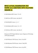 RPSGT ACTUAL EXAMINATION TEST&NewLine;PAPER 2026 QUESTIONS WITH SOLUTIONS&NewLine;GRADED A&plus;