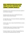 RPSGT CERTIFICATION EVALUATION&NewLine;SCRIPT 2026 FULL QUESTIONS AND&NewLine;CORRECT ANSWERS GRADED A&plus;&NewLine;