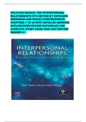 SOLUTION MANUAL FOR INTERPERSONAL RELATIONSHIPS 9TH EDITION BY KATHLEEN UNDERMAN AND BOGGS COMPREHENSIVE CHAPTERS 1 TO 26 WITH DETAILED ANSWERS EXPLANATIONS REVIEW RATIONALES AND COMPLETE STUDY GUIDE 2026 2027 EDITION GRADED A &plus;