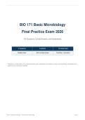 BIOL 271 Bundled Exams with complete solutions&period;