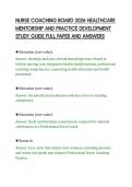NURSE COACHING BOARD 2026 HEALTHCARE MENTORSHIP AND PRACTICE DEVELOPMENT