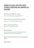 NURSING 101 EXAM 1 2026 FINAL PAPER COMPLETE QUESTIONS AND ANSWERS FULL SOLUTION&period;pdf