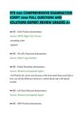 RTE 1503 COMPREHENSIVE EXAMINATION&NewLine;SCRIPT 2026 FULL QUESTIONS AND&NewLine;SOLUTIONS EXPERT REVIEW GRADED A&plus;