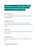RTE 1503 EXAMPREP STUDY GUIDE 2026&NewLine;COMPLETE QUESTIONS AND ANSWERS&NewLine;GUARANTEED PASS GRADED A&plus;