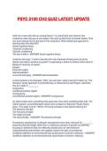 PSYC 3100 CH2 QUIZ LATEST UPDATE