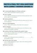 RWST016 FINAL TEST 2026 QUESTIONS&NewLine;WITH CORRECT ANSWERS GRADED A&plus;&NewLine;