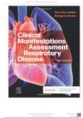 Test Bank - Clinical Manifestations and Assessment of Respiratory Disease&comma; 9th Edition &lpar;Des Jardins&comma; 2025&rpar;&comma; Newest Edition
