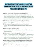 RYANAIR INITIAL TOPIC 4 PRACTICE&NewLine;EXAMINATION 2026 QUESTIONS WITH&NewLine;ANSWERS GRADED A&plus;&NewLine;