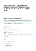 RYANAIR ACTUAL EXAM PAPER 2026&NewLine;QUESTIONS AND SOLUTIONS GRADED A&NewLine;PLUS&NewLine;