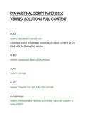 RYANAIR FINAL SCRIPT PAPER 2026&NewLine;VERIFIED SOLUTIONS FULL CONTENT