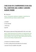 CHES EXAM 100 COMPREHENSIVE EXAM 2026 FULL QUESTIONS AND CORRECT ANSWERS ALREADY PASSED&period;pdf&NewLine;&NewLine;