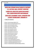 NIH STROKE SCALE &lpar;NIHSS&rpar; CERTIFICATION EXAM PREP GUIDE 2026-2027 &vert; 400&plus; Practice Questions with Verified Answers & Rationales &vert; Group A-F & Clinical Application