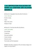 S 290 CERTIFICATION EVALUATION TEST&NewLine;PAPER 2026 QUESTIONS AND SOLUTIONS&NewLine;GRADED A&plus;