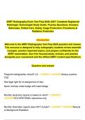 &NewLine;ARRT Radiography Exam Test Prep 2026&ndash;2027&colon; Complete Registered Radiologic Technologist Study Guide&comma; Practice Questions&comma; Answers&comma; Rationales&comma; Patient Care&comma; Safety&comma; Image Production&comma; Procedures & Radiation Protection&NewLine;