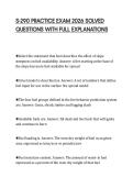 S-290 PRACTICE EXAM 2026 SOLVED&NewLine;QUESTIONS WITH FULL EXPLANATIONS&NewLine;