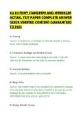 S12 S13 FDNY STANDPIPE AND SPRINKLER&NewLine;ACTUAL TEST PAPER COMPLETE ANSWER&NewLine;GUIDE VERIFIED CONTENT GUARANTEED&NewLine;TO PASS