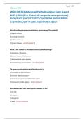 WGU D115 OA Advanced Pathophysiology Exam &lpar;Latest 2025 &sol; 2026&rpar; Test Exam 150 comprehensive questions &vert; FREQUENTLY MOST TESTED QUESTIONS AND VERIFIED SOLUTIONS&sol;GET IT 100&percnt; ACCURATE&excl;&excl; 2026&excl;&excl;