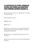 S12 CERTIFICATE OF FITNESS SPRINKLER&NewLine;ACTUAL TEST PAPER 2026 QUESTIONS&NewLine;WITH VERIFIED ANSWERS GRADED A&plus;&NewLine;