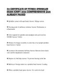 S12 CERTIFICATE OF FITNESS SPRINKLER&NewLine;EXAM SCRIPT 2026 COMPREHENSIVE Q&A&NewLine;ALREADY PASSED&NewLine;