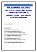 AHFI Exam Prep 2026-2027&colon; 255&plus; Practice Questions with Verified Answers & Detailed Rationales &vert; Accredited Health Care Fraud Investigator &vert; NHCAA Certification