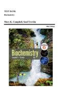 Test Bank - Biochemistry&comma; 10th Edition &lpar;Campbell&comma; 2026&rpar;&comma; Chapter 1-24 &vert; All Chapters