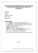 ADVANCED HEALTH ASSESSMENT FINAL EXAM NUR 5354 &vert; FROM QUESTION TO PERFECTION&vert; STUDY WITH CONFIDENCE&excl;