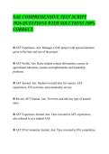 SAE COMPREHENSIVE TEST SCRIPT&NewLine;2026 QUESTIONS WITH SOLUTIONS 100&percnt;&NewLine;CORRECT&period;