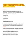 WGU D658 Planning Instructional Strategies for Meaningful &NewLine;Learning OA &vert; Complete Practice QUESTIONs&comma; Correct Answers &NewLine;& Detailed Rationales &lpar;2026&sol;2027&rpar;  
