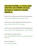 SAFE PRACTITIONER 6&period;0 ACTUAL EXAM&NewLine;QUESTIONS AND VERIFIED DETAILED&NewLine;RATIONALES COMPLETE ANSWERS&NewLine;GRADED A&plus;&NewLine;