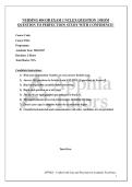 NURSING 404 OB EXAM 1 NCLEX QUESTION &vert; FROM QUESTION TO PERFECTION&vert; STUDY WITH CONFIDENCE&excl;