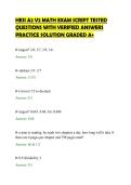 HESI A2 V2 MATH EXAM SCRIPT TESTED QUESTIONS WITH VERIFIED ANSWERS PRACTICE SOLUTION GRADED A&plus;&period;pdf&NewLine;&NewLine;