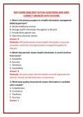 RHIT Exams with Answers Complete Bundle