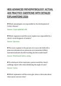 HESI ADVANCED PATHOPHYSIOLOGY ACTUAL 400 PRACTICE QUESTIONS WITH DETAILED EXPLANATIONS 2026&period;pdf&NewLine;&NewLine;